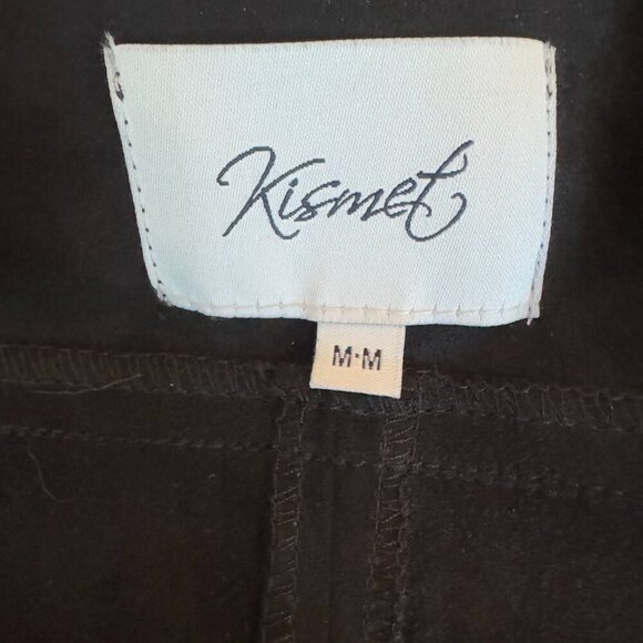 Kismet Black Waterfall Faux Suede Blazer Jacket - Picture 5 of 8